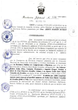 Resolución Jefatural N°036-2001/AGN/J