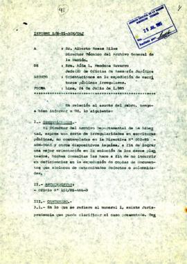 INFORME S/N-85-AGN/JOAJ