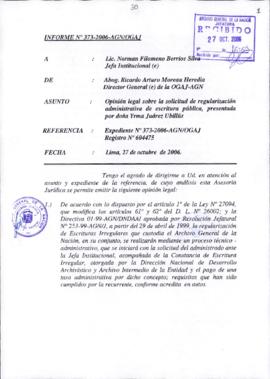 INFORME 373-2006-AGN/OGAJ
