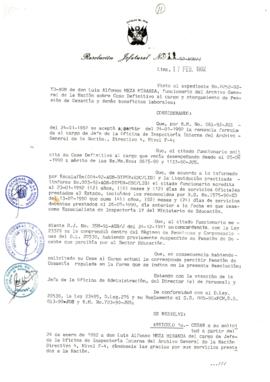 Resolución Jefatural N° 011-1992/AGN/J