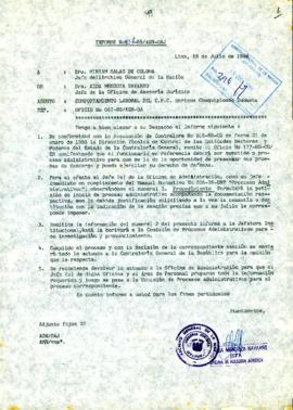 INFORME 037-88-AGN/JOAJ
