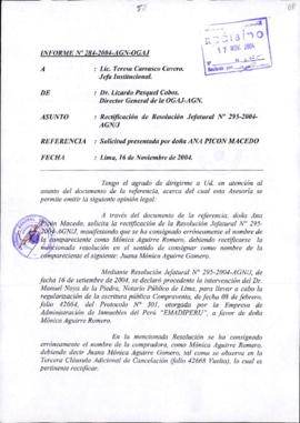 INFORME 284-2004-AGN-OGAJ