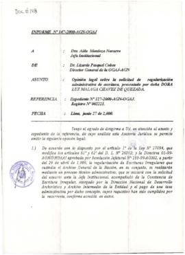 INFORME 147-2000-AGN-OGAJ