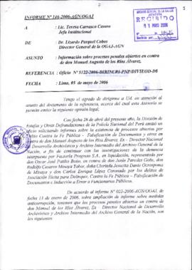 INFORME 146-2006-AGN/OGAJ