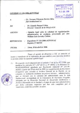 INFORME 126-2006-AGN/OGAJ