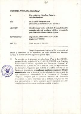 INFORME 060-2001-AGN-OGAJ