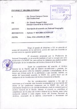 INFORME 309-2006-AGN/OGAJ
