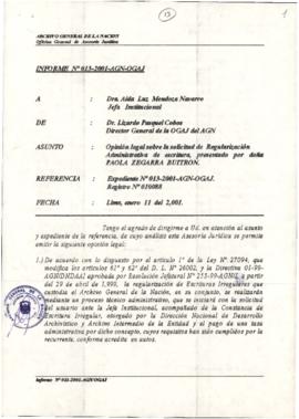 INFORME 013-2001-AGN-OGAJ