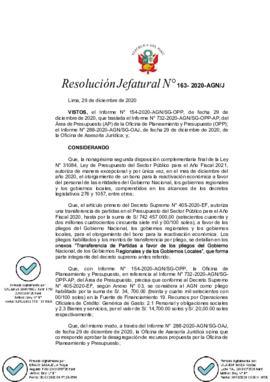 Resolución Jefatural N° 163-2020-AGN/J