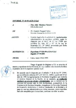 INFORME 040-99-AGN-OGAJ