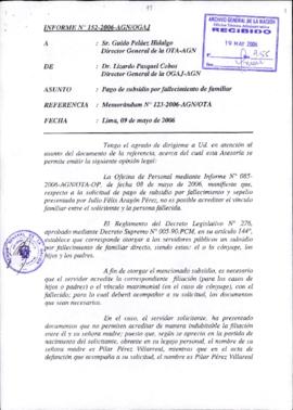 INFORME 152-2006-AGN/OGAJ