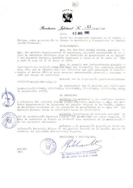 Resolución Jefatural N° 145-1990/AGN/J
