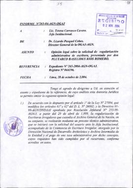 INFORME 265-2004-AGN-OGAJ
