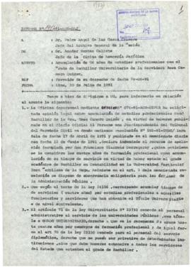 INFORME 140-91-AGN/OAJ