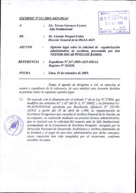 INFORME 247-2005-AGN-OGAJ