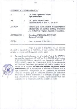 INFORME 195-2001-AGN-OGAJ