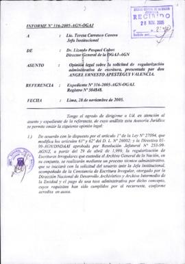 INFORME 316-2005-AGN-OGAJ