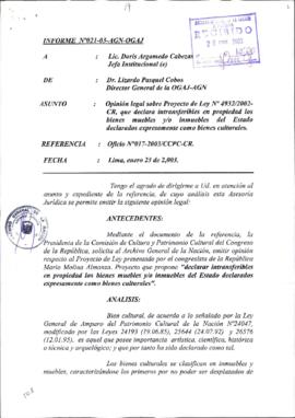 INFORME 021-2003-AGN-OGAJ