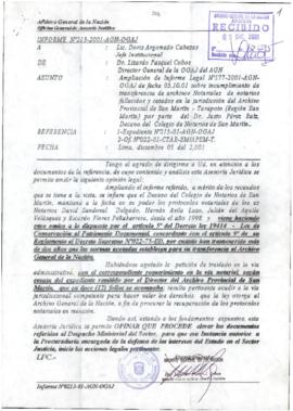 INFORME 213-2001-AGN-OGAJ