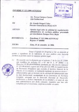 INFORME 313-2006-AGN/OGAJ