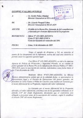 INFORME 341-2005-AGN/OGAJ