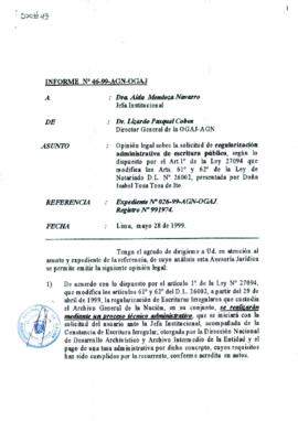 INFORME 046-99-AGN-OGAJ