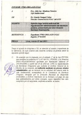 INFORME 063-2001-AGN-OGAJ