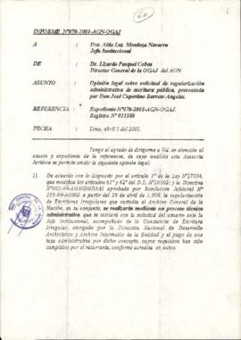 INFORME 070-2001-AGN-OGAJ