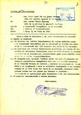 INFORME 133-91-AGN/OAJ