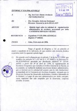 INFORME 018-2006-AGN/OGAJ