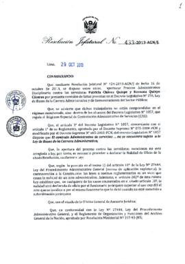 Resolución Jefatural N° 433-2013-AGN/J