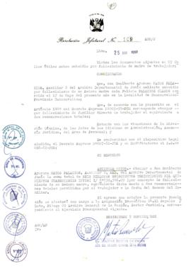 Resolución Jefatural N° 109-1990/AGN/J