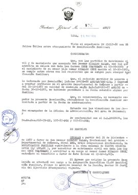 Resolución Jefatural N° 074-1988/AGN/J