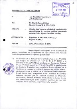 INFORME 347-2006-AGN/OGAJ