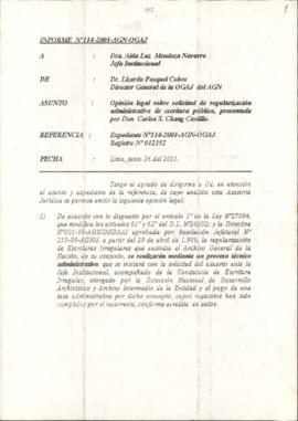 INFORME 114-2001-AGN-OGAJ