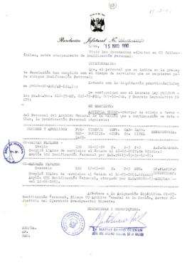 Resolución Jefatural N° 046-1990/AGN/J