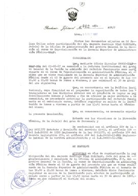 Resolución Jefatural N° 082-1987/AGN/J