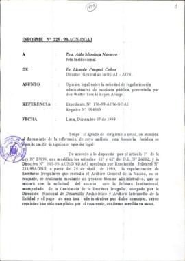 INFORME 225-99-AGN-OGAJ