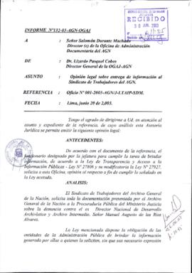 INFORME 132-2003-AGN-OGAJ