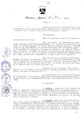 Resolución Jefatural N° 245-1988/AGN/J