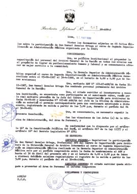 Resolución Jefatural N° 061-1988/AGN/J