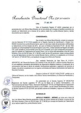 Resolución Directoral N° 014-2017-AGN/OTA
