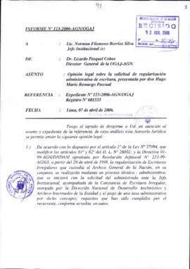 INFORME 123-2006-AGN/OGAJ
