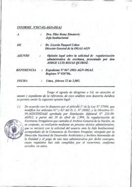 INFORME 047-02-AGN-OGAJ