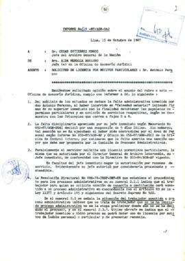 INFORME012-87/AGN-JOAJ