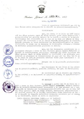 Resolución Jefatural N° 131-1988/AGN/J