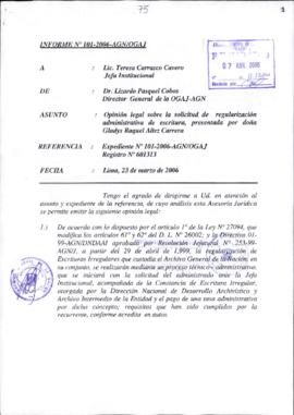INFORME 101-2006-AGN/OGAJ