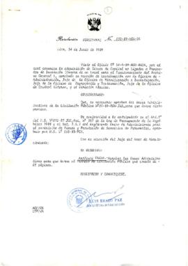 Resolución Directoral N° 032-89-AGN/OA