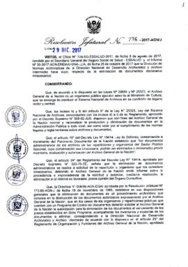 Resolución Jefatural N° 236-2017-AGN/J