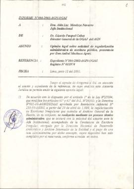 INFORME 104-2001-AGN-OGAJ